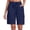15# Navy, variant on 9" 10" Inseam Hiking Cargo Shorts Womens 6 Pockets Pull on Bermuda Shorts Lightweight Quick Dry Outdoor Workout Running Athletic Short Summer Travel Loose Black M