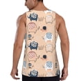 thumbnail image 3 of Fotbe Cute Ink Drawn Elephants Pattern Men's Quick Dry Workout Tank Top Gym Muscle Tee Fitness Bodybuilding Sleeveless T Shirt Breathable Workout Shirt-4X-Large, 3 of 9
