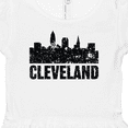 thumbnail image 4 of Inktastic Cleveland Skyline Grunge Girls Baby Dress, 4 of 5