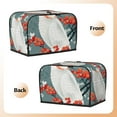 thumbnail image 3 of Uemuo Cockatoo Red Berries Print Toaster Cover 2 Slice, Small Kitchen Appliance Covers, Toaster Oven Cover with Loop, Bread Machine Cover Dust Cover Protection, 3 of 7