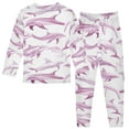 thumbnail image 2 of joogoo Whales 2 Piece Long Sleeve Tee and Pants Cotton Pajama Set 4T, 2 of 7
