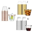 thumbnail image 2 of Bangus Gold Rimmed Plastic Cups, Clear Plastic Cups Tumblers, Disposable Hard Plastic Cups with Gold Rim for Wedding Cups Elegant Party Cups, 2 of 2