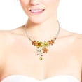 thumbnail image 4 of Chalcedony-Clear Quartz with Pearl Cluster Choker, 4 of 4