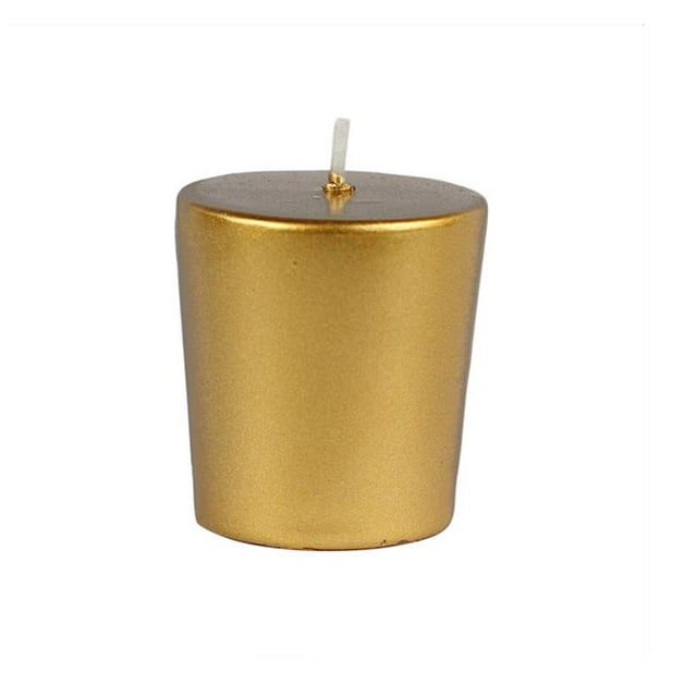 Jeco CVM-001 Votive Candles, Metallic Bronze Gold - 12 Piece per Box