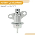 thumbnail image 3 of Regulador de presión de combustible Unique Bargains para Mitsubishi 3000GT 1991-1999 No.MD322989 Aleación de aluminio 20-70 Psi Resistente a la corrosión 1 Pcs, 3 of 6