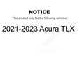 thumbnail image 2 of Transit Auto Rear Coated Disc Brake Rotors and Ceramic Pads Kit for Car 2021-2023 Acura TLX KGA-106295, 2 of 11