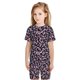 thumbnail image 5 of Balery Flower Conjunto de Pijama Infantil de Manga Corta con Estampado – Ropa de Dormir de Algodón Suave-4X-Large, 5 of 5