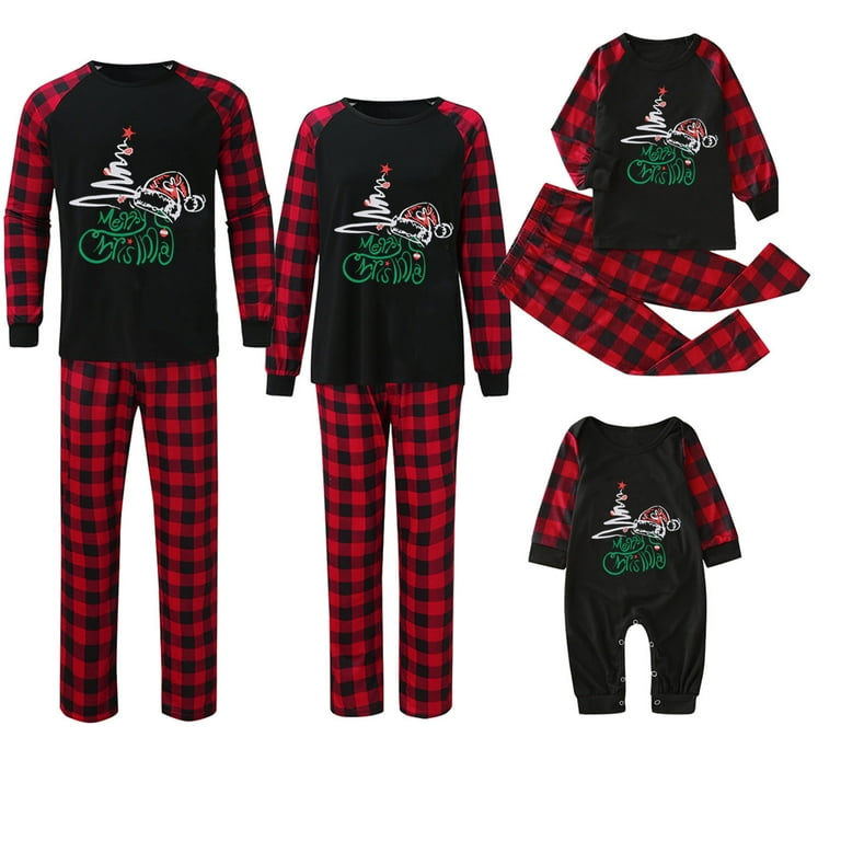 Black of Friday Specials Satin Pajama Set for Women  Clearance Items  Outlet 90 Percent off Matching Pajama Pants for Family