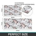 thumbnail image 7 of Pioneer Flower Floral Print Pattern Kitchen Rugs Sets Of 2,Anti Fatigue Kitchen Mat Rugs Non Slip Washable,Decorative Kitchen Floor Mats for Kitchen,Sink,Laundry,17"x30"+17"x47", 7 of 7