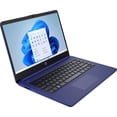 thumbnail image 2 of HP Newest 14" Ultral Light Student Laptop, Intel N4120 Quad-Core(> N4020), 16GB RAM, 192GB Storage(64GB eMMC+128GBSD Card), One Year Office 365, WiFi, Webcam, HDMI, USB-A&C, Win 11, 2 of 6