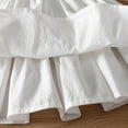 thumbnail image 4 of LIaqionyy Toddler Girls White Dress Puff Sleeve A-Line Sundress Party Birthday Formal Dresses 2-12 Years, 4 of 7