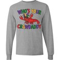 thumbnail image 3 of Inktastic Mardi Gras Who's Your Crawdaddy Long Sleeve T-Shirt, 3 of 5