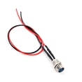 thumbnail image 3 of Luz Indicador 4 PCS 12V 8 mm Panel LED Danse Lámpara de Advertencia Lámpara Indicador Universal para Vehículos de Automóviles, 3 of 7