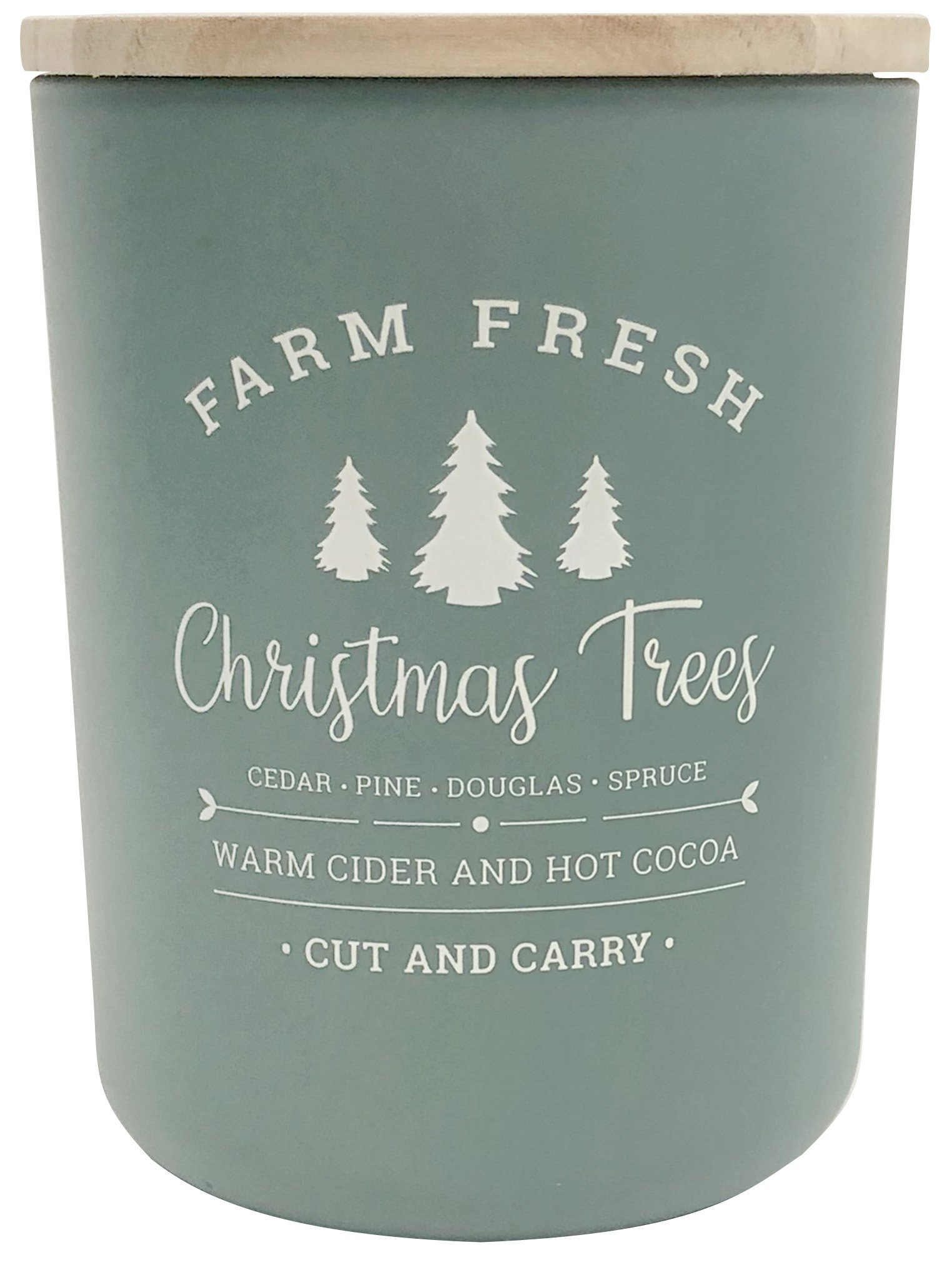 Gala Group Holiday Farm Fresh 2Wick Candle Christmas Trees Scent, 15
