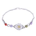 thumbnail image 3 of Pulseras De Flores De Accesorios De Joyería De Cadena De Muñeca Salvador Pulseras de diamantes de colores, 3 of 6