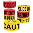 thumbnail image 4 of [NO ADHESIVE] Presco Economy Printed Barricade Tape [2 mil thick]: 3 in. x 1000 ft. (Red with Black "DANGER DO NOT ENTER" printing), 4 of 4