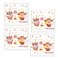 thumbnail image 1 of 4 Uds., Calcomanías de año Nuevo chino, linternas, Festival de Primavera, decoración de ventana de , año Nuevo Lunar, calcomanías de pared para Baoblaze Pegatinas de pared de año nuevo chino, 1 of 7