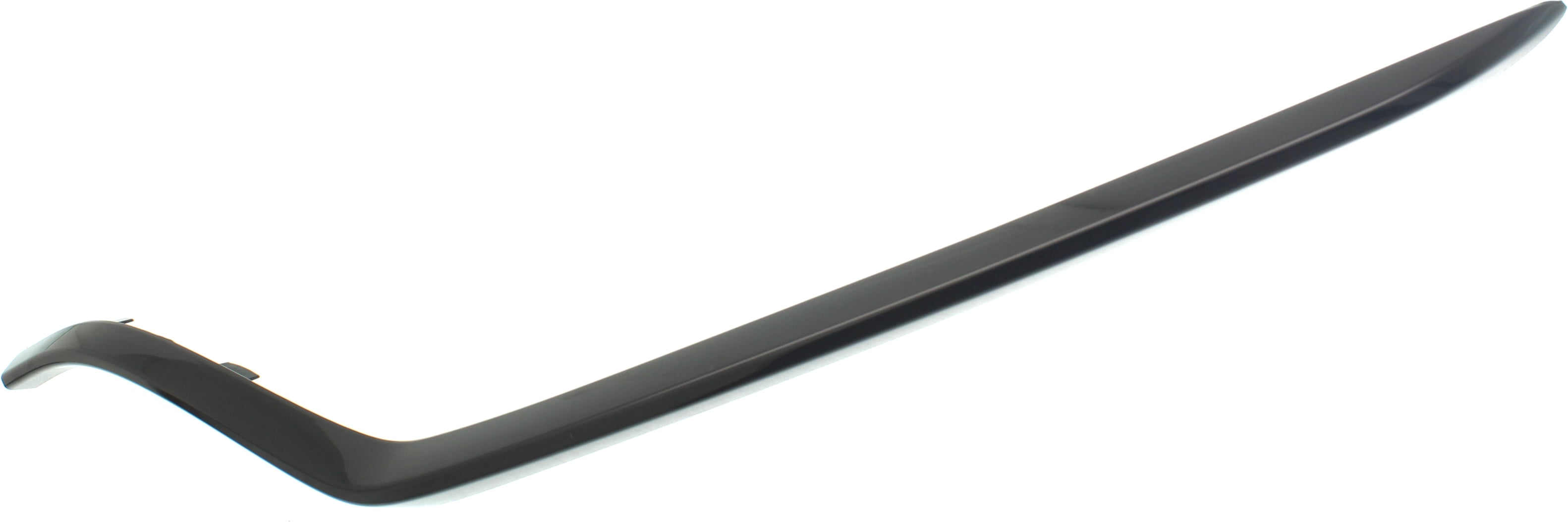 Bumper Trim Compatible With 2015-2020 Mercedes Benz C63 AMG S Front, Left Driver Side, Outer Black