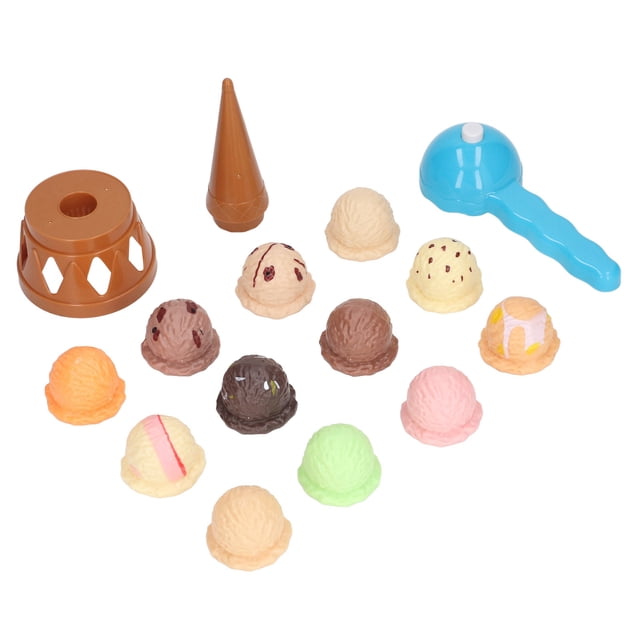JUEGO DE HELADO, APRENDIVO Fingir Jugar Al Cono de Helado Cono de Helado. Mejora el JUEGO DE MOTOR FINO PARA ESCRITORIO para adolescentes