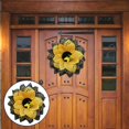 thumbnail image 4 of Guirnalda de girasol Artificial BLESIY para decoración de hogar coronas de puertas de casa, 4 of 8