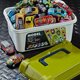thumbnail image 3 of Modelo de coche Juguetes Colecciones Vehículos de hojalata Juguetes con caja de almacenamiento para regalo de niños Ehuebsd libre de BPA, 3 of 9