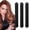 354-Black, variant on 3Pcs Heatless Big Wave Hair Curler Set With Hooks 3cm Thick Lazy Sleep Hair Rollers For Dry Hair Styling Heatless Waves,Travel Essentials,Travel Essential,Hairstyle,Hairdressing