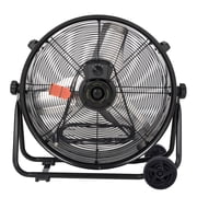 Ecomax EMF102433D 24 High Velocity Drum Floor Fan – Industrial 3-Speed Adjustable Tilt