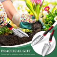 thumbnail image 4 of Juego de palas de jardinería, pala de mano para jardín, paleta para trasplante, herramientas de plantación de aleación de aluminio con mango de goma para jardinería, cultivo,, 4 of 5
