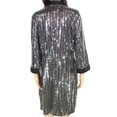 thumbnail image 2 of I.N.C Womens Mirror Ball Blazer Mini A-line Dress, Black, Medium, 2 of 3