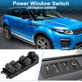 thumbnail image 2 of Interruptor de ventana eléctrica Unique Bargains No.LR025908 Interruptor de control de ventana para Land Rover Range Rover Evoque 2012-2022 Negro, 2 of 7