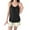 Black, variant on Sngxgn Women's Camisole Tops Undershirts Spaghetti Strap Tank Top(Beige,XXL)