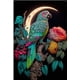 thumbnail image 1 of Kits de punto de cruz de pintura de diamantes, bordado de diamantes de fantasía, loros azules, pájaro, peonía, flor, mosaico de diamantes, decoración de taladro completo, 1 of 4