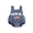 Blue, variant on BemeyourBBs Newborn Baby Boy 4th of July Outfit Independent Day Clothes Bubble Romper Overalls Patriot USA Letter Flag Embroidered Sleeveless Casual Jumpsuit Overalls Baby Fourth of July Outfit