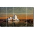thumbnail image 1 of Ceramic Tile Mural-William Bradford Waterfront Painting 390. 30" w x 18" h using (15) 6 x 6 ceramic tiles, 1 of 3