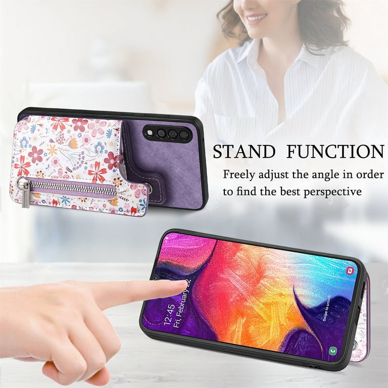 ELEHOLD Back Wallet Case for Samsung Galaxy A51 5G Case with