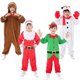 thumbnail image 2 of Mono unisex con capucha de hombre de jengibre para niña, mono blanco para niño, disfraz de elfo, muñeco de nieve, disfraz de Papá Noel para niño, 2 of 5