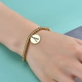 thumbnail image 2 of VQYSKO Personalized Custom Stainless Steel Couple Bracelets with Name for Anniversary Lovers Gift, 2 of 5