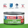thumbnail image 2 of Bumble Bee Chunk Light Tuna in Vegetable Oil, Wild Caught Skipjack Tuna, Gluten Free, 17g Protein Per Serving, Shelf Stable Can, 12 oz, 2 of 6
