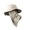 Khaki 1, variant on Breathable Bucket Cap Elastic Drawstring And 9Cm Sun Shade Fishing Hat For Men Women