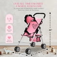 thumbnail image 6 of Dolls To Play Baby Doll Nursery Playset with Stroller, Bed, High Chair and Rocking Chair, Diaper Bag, Pink Heart, Fits 12 to 18 Inch Dolls, 6 of 6