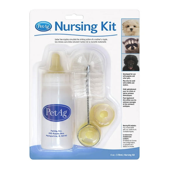 Kit Biberones para mascotas paquete de lactancia