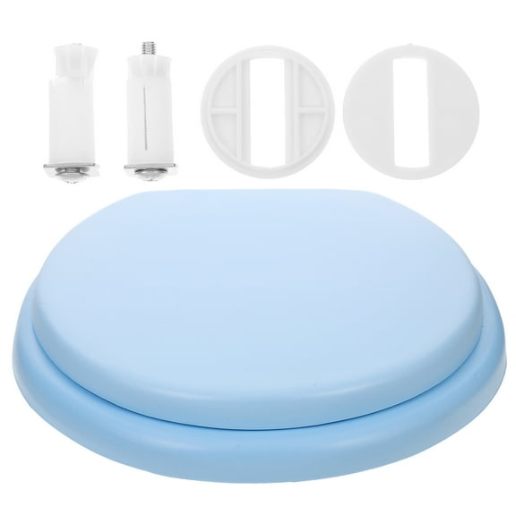 jojofuny Toilet Seat Replacement 1Set in Sky-Blue for Comfortable Sitting and Pressure Reduction