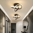 thumbnail image 4 of Lámpara De Techo Led De 18W De Techo Semiempotrada Brillante Luz Blanca / Cálida / Natural De Remolino Moderna Cambiable Lámpara De Techo Con Atenuación Antidesvanecimiento Decoración De Iluminación Vogacara HA026061-02, 4 of 5