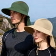 thumbnail image 7 of TOPTIE Sun Bucket Hats, UPF 50+ Fishing Hat with Neck Flap, Quick-Drying Breathable Hat with Wide Brim for Hiking Fishing, 7 of 7