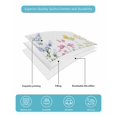 thumbnail image 5 of Quilts Queen Size, Spring Floral Soft Comforter Bedding Set for Bed, Colorful Watercolor Botanical Summer Lightweight Quilted Bedspread with Pillow Cover(2 Pieces) for All Season, 90x96 Inch, 5 of 6