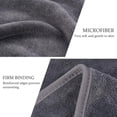 thumbnail image 4 of KinHwa Soft Washcloths Quick Drying Face Cloths Reusable Makeup Remover Cloths Microfiber Facial Cloths for Washing Face Gray Makeup Washcloths 3 Pack, 4 of 4