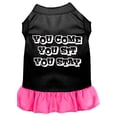 thumbnail image 3 of Pet Dog  Cat Dress Screen Printed, "You Come, You Sit, You Stay", 3 of 10