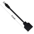 thumbnail image 3 of El cable adaptador Rj45 macho a hembra dual Rj45 (15 cm) se puede usar para cambiar redes entre dos computadoras (no se usa como divisor de red), 3 of 5