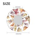 thumbnail image 3 of Conch Shell No.J921 Shower Cap, Double Layers Shower Cap Rreusable Waterproof, Elastic Bathing Hair Hat for Women, Washable Hair Cap for All Hair Lengths, 3 of 5