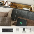 thumbnail image 6 of Bexfil Full Size Platform Bed Frame with Storage Headboard, LED Bed Frame with Charging Station, Heavy Duty Metal, Noise-Free, No Box Spring Needed, Easy Assembly, 6 of 6